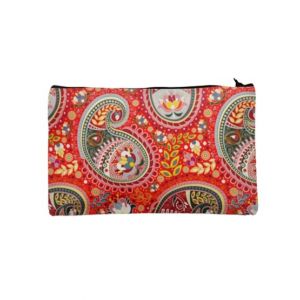 Traverse Floral Design Digitally Printed Pencil Pouch For Girls (T910)