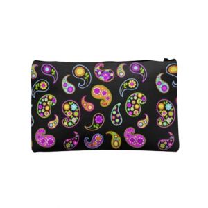 Traverse Floral Design Digitally Printed Pencil Pouch For Girls (T908)