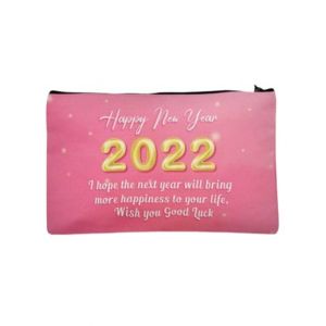 Traverse Happy New Year 2022 Digitally Printed Pencil Pouch (T785)