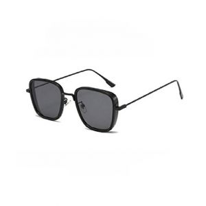 Afreeto Kabir Singh Square Design Sunglasses Full Black
