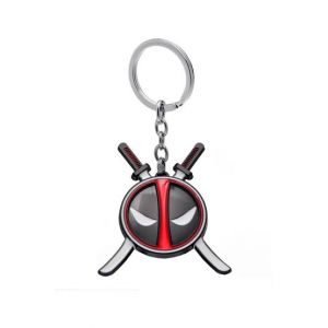 Afreeto Marvel Deadpool Metal Keychain