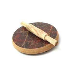 Afreeto Mini Rolling Pin And Board Wooden Toy For Kids