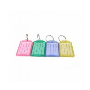Afreeto Name Tag Key Chain Multicolour - Pack Of 50