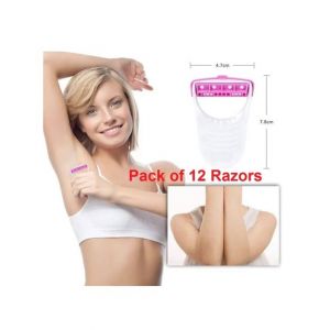 Afreeto Sofit Razor Hair Remover For Women - Pack of 12Pcs