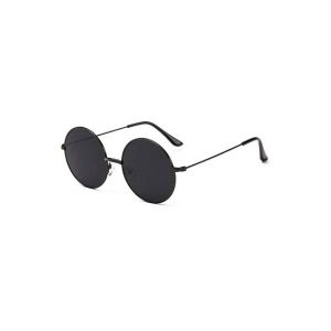 Afreeto Round Black Sunglasses Circle For Unisex