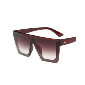 Afreeto Square Sunglasses For Men Brown