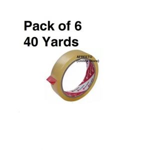 Afreeto Transparent Packing Tape Pack Of 6