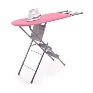 AGM 2 in 1 Aluminum Folding Ironing Table With Step Ladder