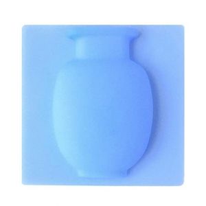 AH Traders Sticky Wall Vase Flower Pot Blue