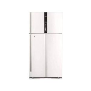 Hitachi Freezer-on-top Refrigerator 34 Cu Ft Texture White (RV-990PK1K)-Texture White