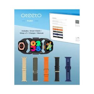 Oteeo TU81 Smart Watch with 5 Watch Straps