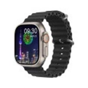 SK Store Ultra 9 Max Amoled Display Smart Watch Black