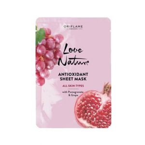 Oriflame Love Nature Antioxidant Sheet Mask For All Skin Types