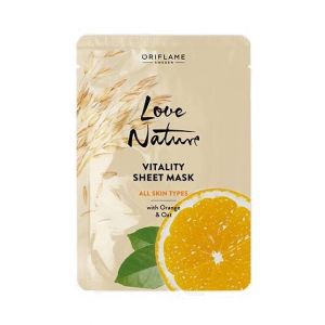 Oriflame Love Nature Vitality Sheet Mask For All Skin Types