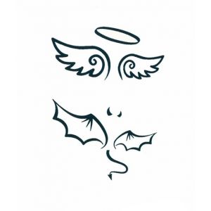 M.Mart Angel Wing Temporary Tattoo Sticker