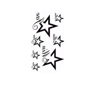 M.Mart Love Star Temporary Tattoo Sticker