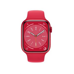 Apple Watch Series 8 41mm Red Aluminum Case With Red Sport Band - GPS