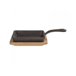 Premier Home Hygge Square Pan On Wood Tray (408265)