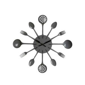 Premier Home Cutlery Wall Clock - Grey (2200979)