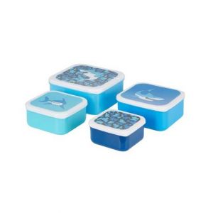 Premier Home Mimo Lunch Boxes Set Of 4 - Blue (1206363)