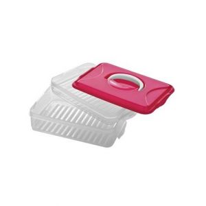 Premier Home 2 Layer Food Container - Hot Pink (805259)