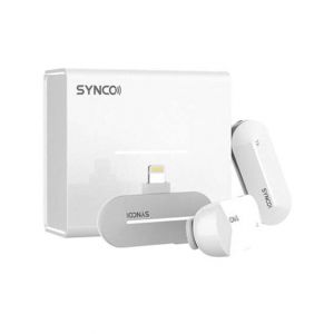 Synco Lightening Interface Dual Wireless Microphone System Pearl White (P2L)