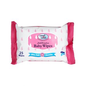 Cool & Cool Baby Wipes Travel Pack - 25Pcs (B2062CX)