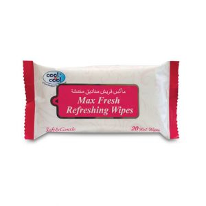 Cool & Cool Max Fresh Refreshing Wipes - 20 Pcs (P1379MX)