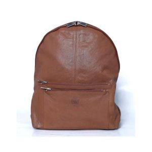 Ayra Leather Backpack - Brown