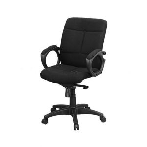 Boss Executive Low Back Fabric Office Chair Black (B-522-BLK)