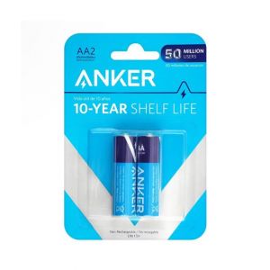 Anker Alkaline AA2 Non Rechargeable Batteries - Pack Of 2 (B1810H11)