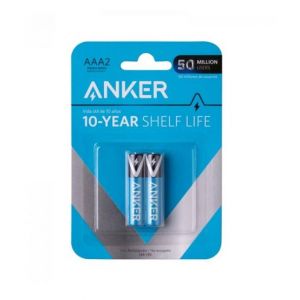 Anker Alkaline AAA2 Non Rechargeable Batteries - Pack Of 2 (B1820H11)