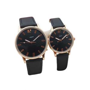 B2C Designer Couple Watch-Black