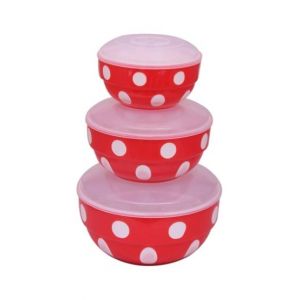 Easy Shop Food Storage Box Red - Pack Of 3
