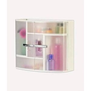 Easy Shop Plastic Fiber Transparent Door Cabinet