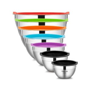 Easy Shop Sainless Steel Airtight Bowl - Set of 7Pcs