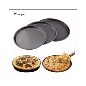 Easy Shop Round Pizza Plate Pan - Set of 3 Pcs