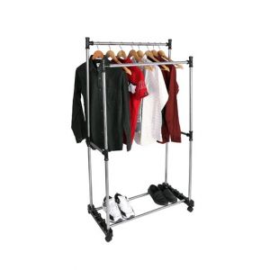Easy Shop Cloth Hanging Stand Double Pole