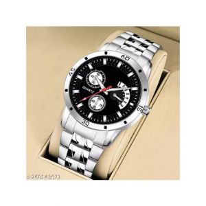 Easy Shop Stylish Stainless Steel Men Watch