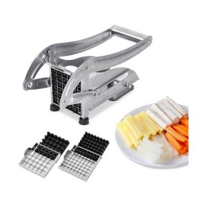 Easy Shop Stainless Steel Sharp Blates Fries Cutter