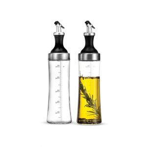 Easy Shop Glass and Steel Oil Bottle - 400ml