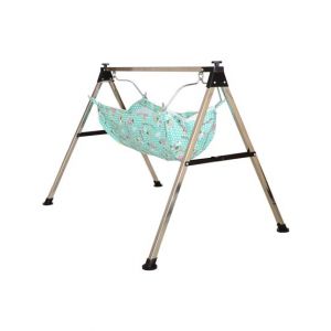 Easy Shop Baby Folding Cradle in Steel Frame