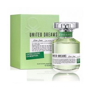 Benetton United Dreams Live Free Eau De Toilette For Women 50ML