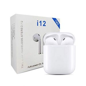 Best Buy i12 TWS Wireless Bluetooth Earbuds White