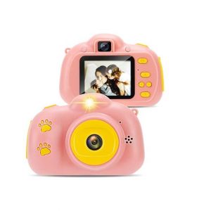 Best Seller 2.4" Dual Lens Digital Camera 720P For Kids Pink