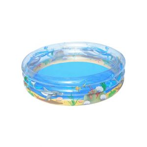 Bestway Transparent 3 Rings Sea Life Round Pool