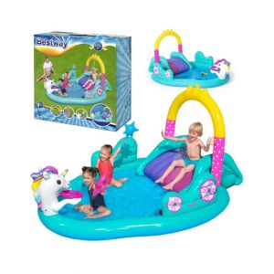 Bestway Magical Unicorn Carriage Inflatable Pool (53097)