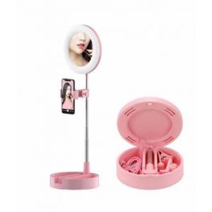 BI Traders Mini Makeup Mirror With LED Light