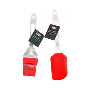 BI Traders Silicone Brush and Spatula (2 in 1 Set)