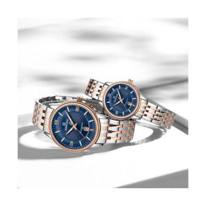 Naviforce Exclusive Date Edition Watch For Couples Two Tone (NF-8040C-1)
